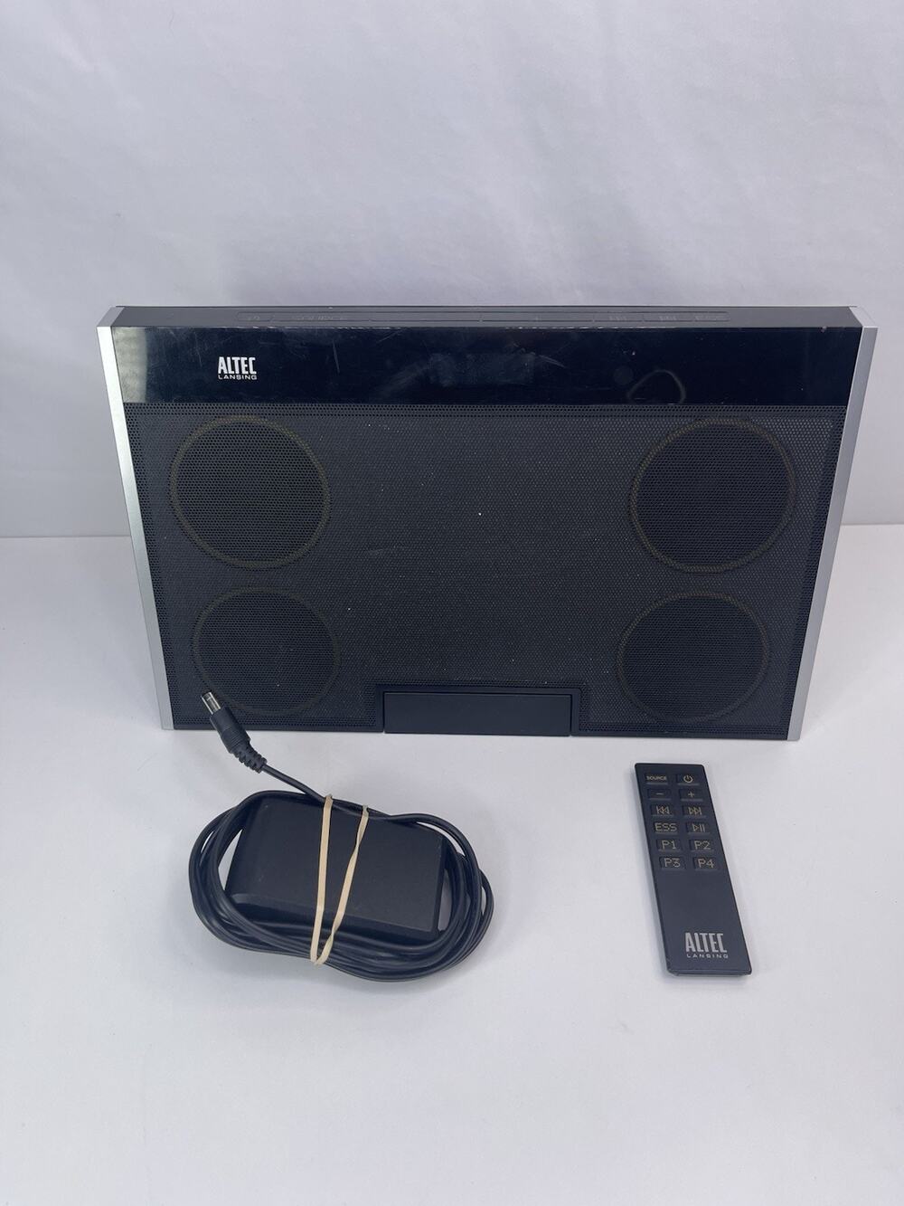 Altec Lansing inMotion iPod Speaker System w/ Remote, Power Cable Tested